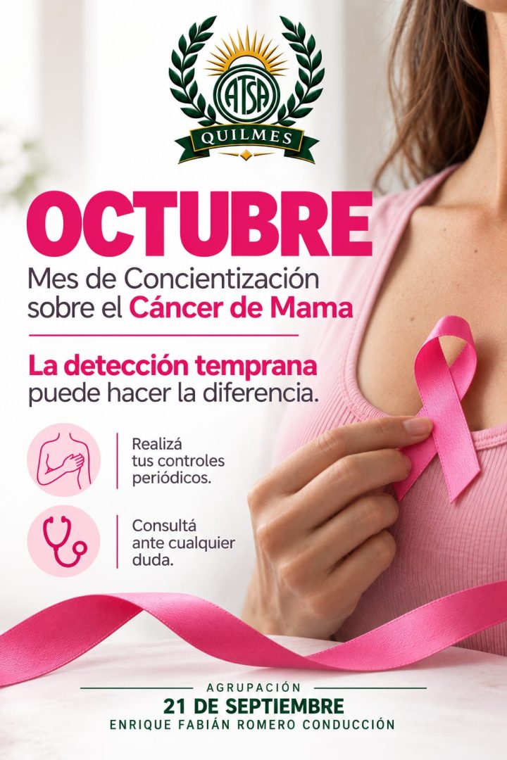 🎀 Octubre | Mes de Concientización sobre el Cáncer de Mama